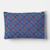 Pochette À Accessoires Modèle floral géométrique Boho dynamique (Verso)