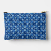 Pochette À Accessoires Modèle floral géométrique Boho élégant (Verso)