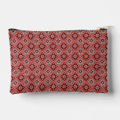 Pochette À Accessoires Modèle floral rétro géométrique (Verso)