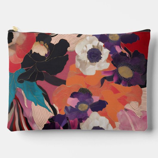 Pochette À Accessoires Modern Bouquet (Recto)