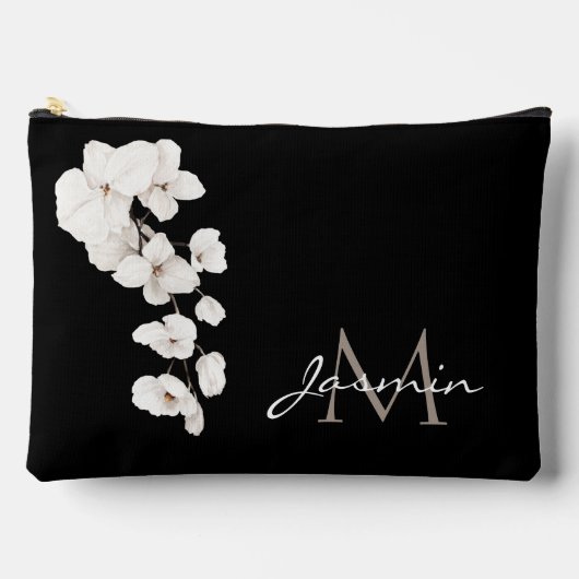 Pochette À Accessoires Modern Orchid Monogram Black and White (Recto)