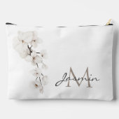 Pochette À Accessoires Modern Orchid Monogram Black and White (Verso)