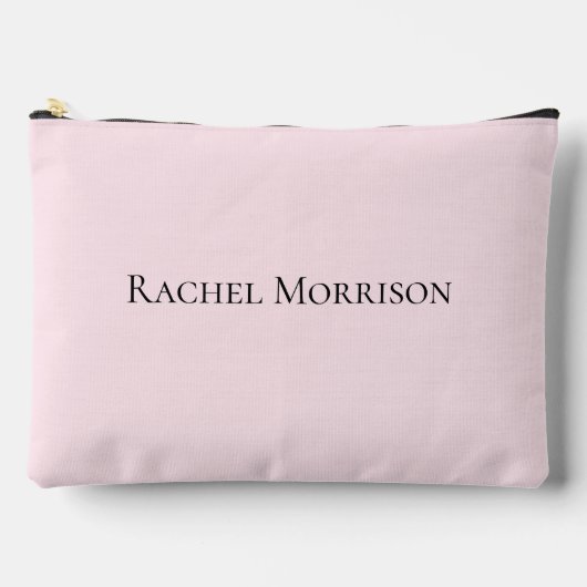 Pochette À Accessoires Modern Simple Personalized Name (Recto)
