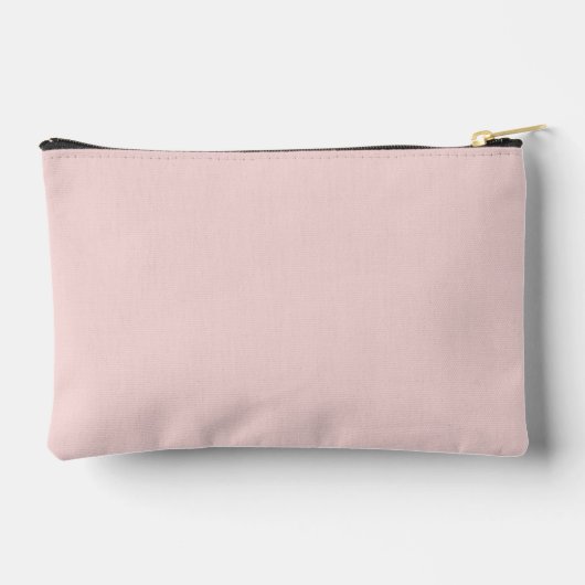 Pochette À Accessoires Moderne Pink Classy Chic Bridesmaid Nom (Verso)