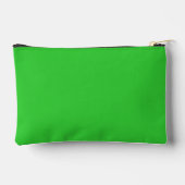 Pochette À Accessoires Moderne Vert Simple Élégant (Verso)