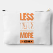 Pochette À Accessoires moins de discours, plus d'action (Verso)