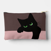 Pochette À Accessoires Monogram Chat Noir à l'affût Tendance (Verso)