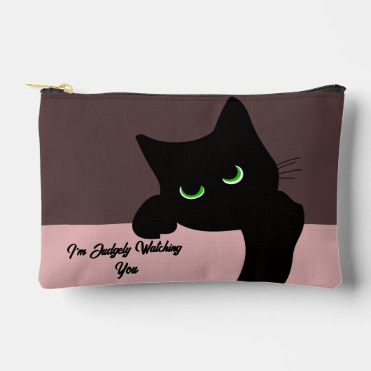 Pochette À Accessoires Monogram Chat Noir à l'affût Tendance (Recto)