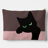 Pochette À Accessoires Monogram Chat Noir à l'affût Tendance (Verso)