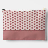 Pochette À Accessoires Monogram Retro Hearts Pink Burgundy (Verso)