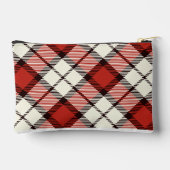 Pochette À Accessoires Monogramme à carreaux classique moderne (Verso)