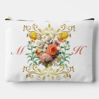 Pochette À Accessoires Monogramme Anglais Jardin Vintage Floral