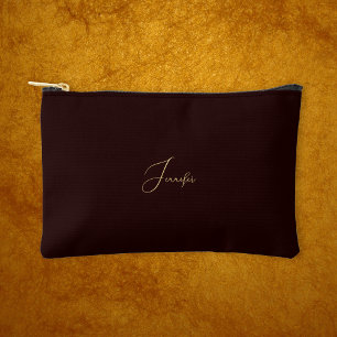 Pochette À Accessoires Monogramme Brown d'or moderne Voyage Cosmetic Golf