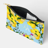 Pochette À Accessoires Monogramme citron bleu (Ouvrir)