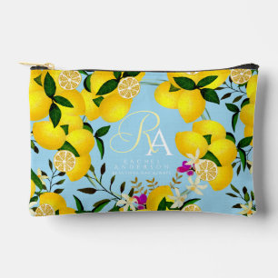 Pochette À Accessoires Monogramme citron bleu