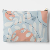 Pochette À Accessoires Monogramme d'art botanique Abstrait moderne (Verso)