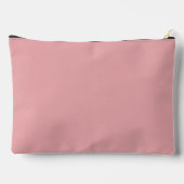 Pochette À Accessoires Monogramme de fille et nom rose roux (Verso)