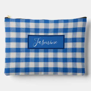 Pochette À Accessoires monogramme de nom personnalisé