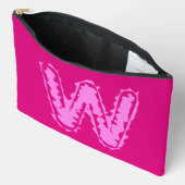 Pochette À Accessoires Monogramme déplaisant rose sur rose (Ouvrir)