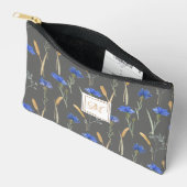 Pochette À Accessoires Monogramme Fleur sauvage gris (Ouvrir)