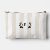 Pochette À Accessoires Monogramme initial de laurier classique trois (Recto)