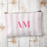 Pochette À Accessoires Monogramme initial minimaliste rose moderne<br><div class="desc">Créez votre propre sac de maquillage et cosmétique personnalisé avec des initiales minimalistes modernes et un nom de monogramme de calligraphie de script.</div>