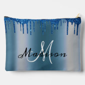Pochette À Accessoires Monogramme Marine bleu Parties scintillant Look Dr (Verso)