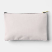 Pochette À Accessoires Monogramme Moderne Rose Doré Script (Verso)