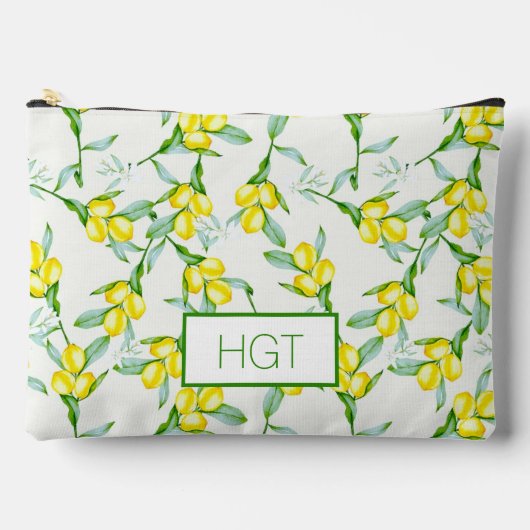 Pochette À Accessoires monogramme motif citron (Recto)