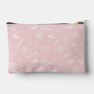 Pochette À Accessoires Monogramme motif coquillage rose