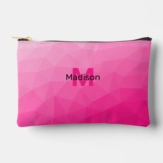 Pochette À Accessoires Monogramme motif de maillage géométrique à dégradé (Recto)