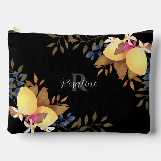 Pochette À Accessoires Monogramme noir chic citron (Recto)