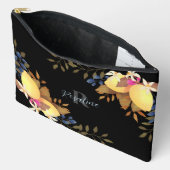 Pochette À Accessoires Monogramme noir chic citron (Ouvrir)