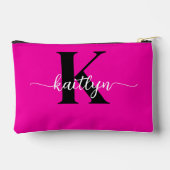 Pochette À Accessoires Monogramme noir rose chaud (Verso)