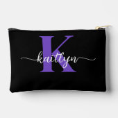 Pochette À Accessoires Monogramme noir violet (Verso)