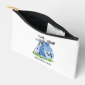 Pochette À Accessoires Monogramme Nom Golf (Ouvrir)