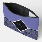 Pochette À Accessoires Monogramme paisley noir et péri (Ouvrir)