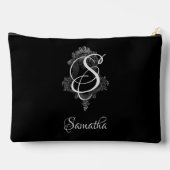 Pochette À Accessoires Monogramme personnalisé initial (Verso)