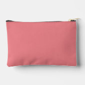 Pochette À Accessoires Monogramme personnalisé Nom de script noir blanc r (Verso)
