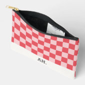 Pochette À Accessoires Monogramme Pink Checkerboard (Ouvrir)