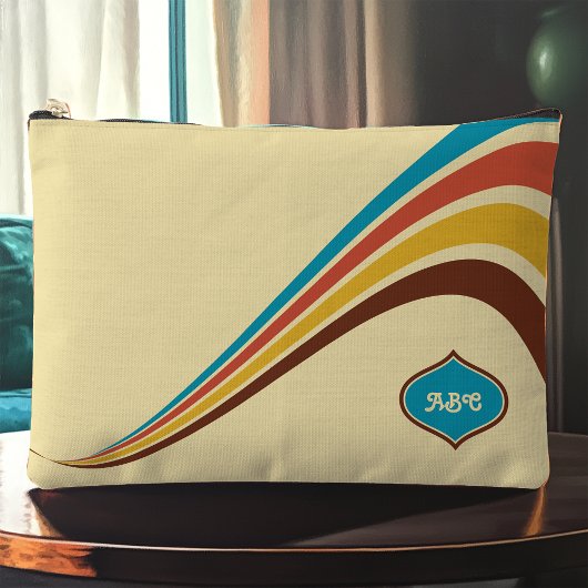 Pochette À Accessoires Monogramme rétro des années 1970