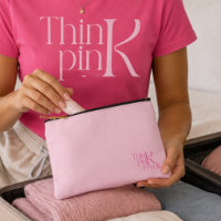 Monogramme Rose Minimal Moderne Think Pink Freak