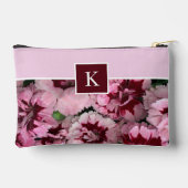 Pochette À Accessoires Monogramme rose oeillet Janvier Fleur d'anniversai (Verso)