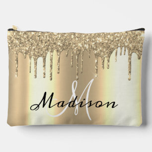 Pochette À Accessoires Monogramme Rose Parties scintillant or Écouteurs d