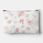 Pochette À Accessoires Monogramme rose preppy Floral (Verso)