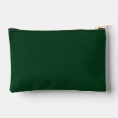 Pochette À Accessoires Monogramme vert personnalisé (Verso)