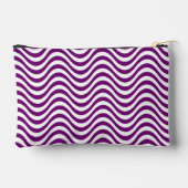Pochette À Accessoires Monogramme violet blanc ondulée rayures psychédéli (Verso)