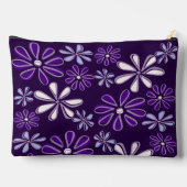 Pochette À Accessoires Monogramme Violet foncé Doodle papillon (Verso)