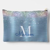 Pochette À Accessoires Monographie de la parties scintillant bleue glace (Verso)