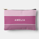 Pochette À Accessoires Monographie de la varsité à bandes violettes (Recto)